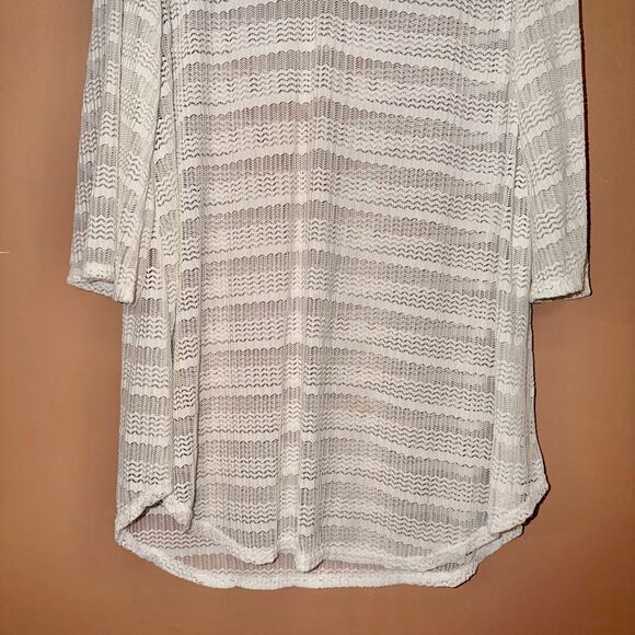 Jordan Taylor Women's Fish Net Beach Coverall Top White - Size XL - Picture 6 of 9